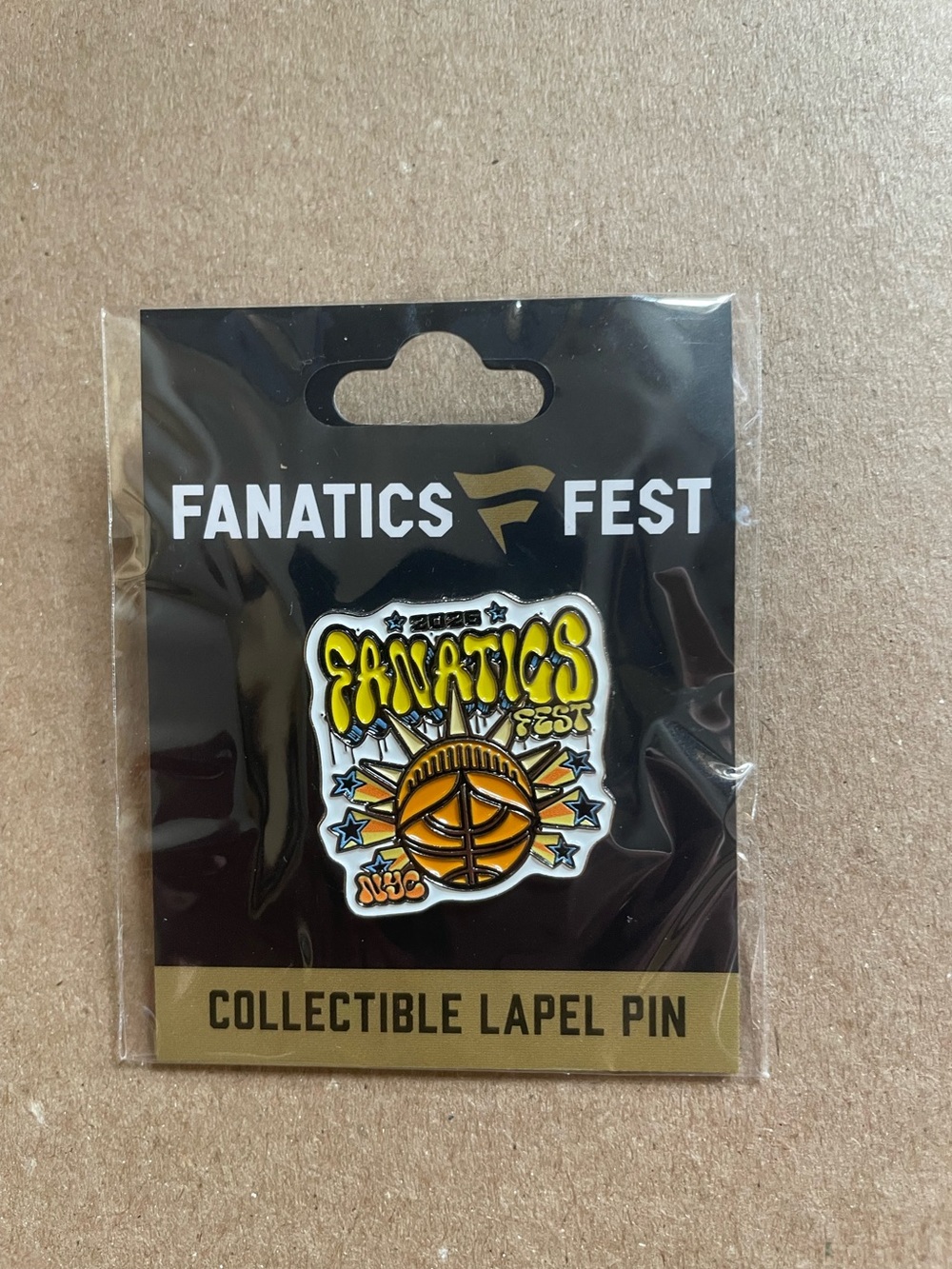 Fanatics Fest 2026 collectible Pin brand new sold out